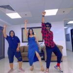 Komal Sharma Instagram - That was fun 😅😅🤝🤝🤝 @actresskomalsharma ——- This song is a PATAK PATAK one @gvprakash & @sonymusic_south Dubai, United Arab Emiratesدبي