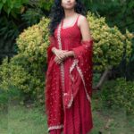 Krisha Kurup Instagram - लाल छडी। . 📸 : @karthikak._ Styling : @keerthysampath