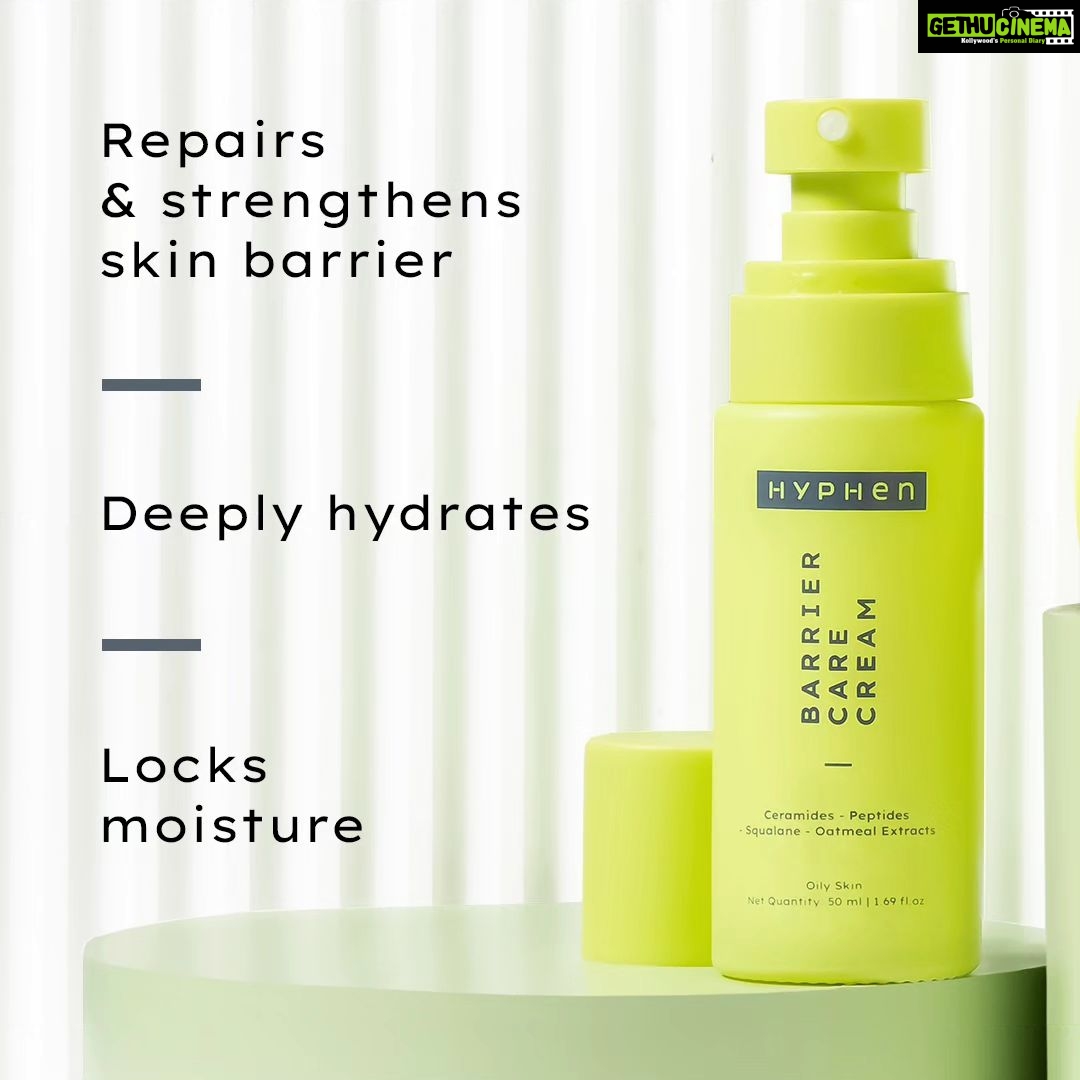 Kriti Sanon Instagram - Meet my favourite, the Barrier Care Cream!!! π«Άπ» You need to HYPHEN these products into your routine now on letshyphen.com β¨ This one's for Oily skin. We have a variant for Normal to Dry skin as well! π¦ Barrier Care Cream has been a game-changer for me! It's your skin barrierβs ultimate warriors that protect it from dirt, dust, pollution and other environmental irritants and keep its health in check while being non-greasy & super light weight! πβοΈ In both our Barrier Care Creams we have HYPHENED 6 super - powerful ingredients like: β Ceramides: Repair your skin's barrier β Peptides: Strengthen your skin's protective layer β Squalane: Locks in moisture β Oatmeal Extracts: Soothe & repair skin β Chamomile Extract: Retains moisture in skin β Aloe Vera Extract: Deeply hydrates Head to letshyphen.com to check them out RIGHT NOW! #Hyphen #LetsHyphen #HaveItAll #HyphenItAll #NewBeginnings #Skincare #BarrierCareCream #BarrierCare #BarrierRepair #Moisturizer #Hydration #SkincareEssentials #NewLaunch