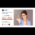 Kriti Sanon Instagram - The iconic #motorolaRazr40 truly has me enchanted! I love how infinitely flexible, ultra-pocketable, gapless, and virtually creaseless this device is. Motorola really knows how to #FlipTheScript by creating magic using innovation and style, and I am thrilled to be a part of it. Check it out for yourself on amazon.in