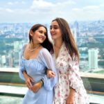 Kritika Sharma Instagram – Just the way I’m feeling I just can’t deny! 
First day of Malaysia 
Sky tower , sky box , twin towers 💙
Outfit @khwaab_design_official 
Styled by @styleby_shivi 

#travel #malaysia #kualalampur #twintowers #skybox #skytower #girl Kuala Lumpur – KL