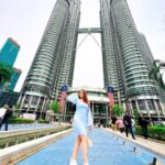 Kritika Sharma Instagram – Just the way I’m feeling I just can’t deny! 
First day of Malaysia 
Sky tower , sky box , twin towers 💙
Outfit @khwaab_design_official 
Styled by @styleby_shivi 

#travel #malaysia #kualalampur #twintowers #skybox #skytower #girl Kuala Lumpur – KL