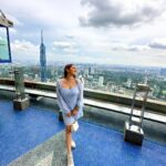 Kritika Sharma Instagram – Just the way I’m feeling I just can’t deny! 
First day of Malaysia 
Sky tower , sky box , twin towers 💙
Outfit @khwaab_design_official 
Styled by @styleby_shivi 

#travel #malaysia #kualalampur #twintowers #skybox #skytower #girl Kuala Lumpur – KL