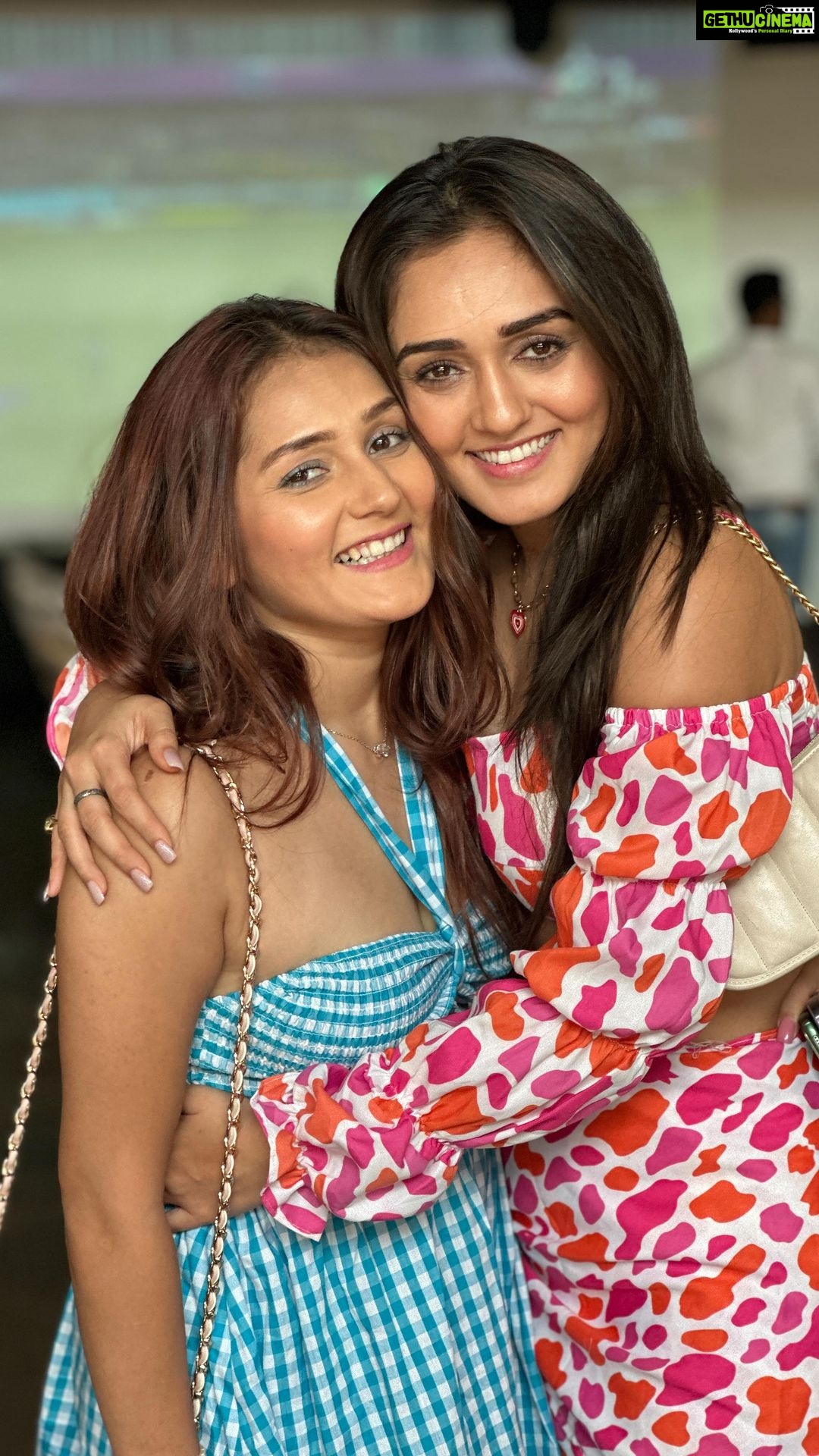 Kritika Sharma Instagram - So we completed 4 years of Sharma sisters today ! Time flies so fast ! We had just started and today we are here with 3M big family on YouTube! We are soo grateful for this love and support 💓 thank you so much for getting us here and yes there is long way to go guys . Love you all #sharmasisters #4yearsofsharmasisters This video is made by our dear fan from Bulgaria @tanyaxadmirer 🧡thank you 🥰 #anniversary #youtube #siblings #youtuber Mumbai, Maharashtra