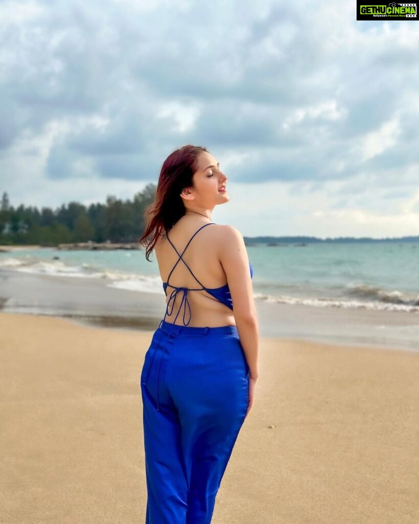Kritika Sharma Instagram - 💙 #travel #bluedress #jumpsuit #beach #thailand #indiangirl