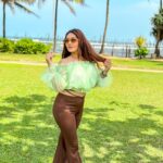 Kritika Sharma Instagram - 🍀 Outfit @bereziasm Styled by @rimadidthat Location @cinnamonbeyberuwala #travel #srilanka #lifestyle #fashion #model #indian #girl #influencer Cinnamon Bay, Beruwala