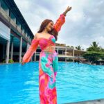 Kritika Sharma Instagram - Pool party ready 🦋 Outfit @trazenie Styled by @rimadidthat @cinnamonbeyberuwala @goldcoastfilmsofficial @scy.awards #CinnamonBeyBeruwala #CinnamonHotels #VisitSriLanka #TravelWithWalkersTours #SCYistheLimit #srilanka