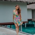 Kritika Sharma Instagram - 💐 floweryyyyy! Outfit @athenalifestyle.in Styling @styling.your.soul Brand Pr @socialpinnaclepr #travel #maldives #love #lifestyle #fashion VELASSARU MALDIVES