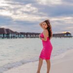 Kritika Sharma Instagram – Aquaholic 💙 
Location @velassarumaldives 
Pristine beaches and beautiful sunsets ! 
Outfit @urbanic_in 
📸 @mesmerizingmaldivesphoto
Travel partner @osmoholidays VELASSARU MALDIVES