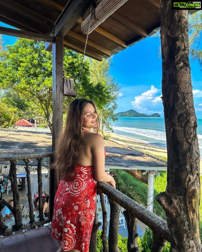 Kritika Sharma Instagram - If you wish to stay close to nature @frangipanilangkawi is the right choice to stay in langkawi ! They grow their own veggies , they have different kinds of animals / birds !Everything is recyclable! It has a beach front view too ! Thank you for an amazing and comfortable hospitality! Outfit @ikichic_official Styled by @the_neerajpandey #travel #malaysia #langkawi #resort #indiangirl Langkawi Island