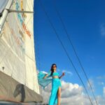 Krystle D’Souza Instagram – Yacht about it 🛥️ Mauritius