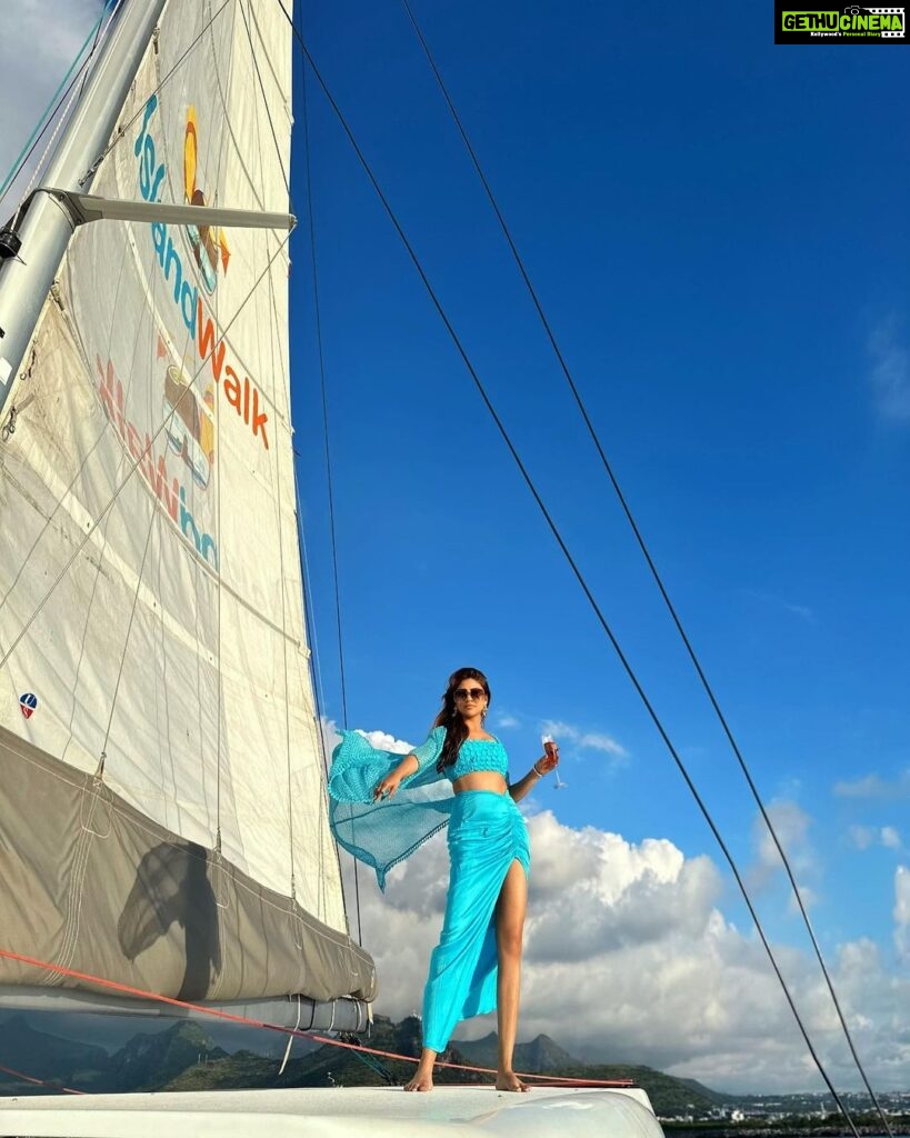 Krystle D'Souza Instagram - Yacht about it 🛥️ Mauritius