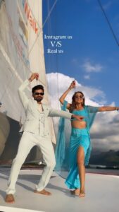 Krystle D'Souza Instagram - Reel V/S Real #firends #fun #funnyvideos #travel #love #insatagram #reelsinstagram #trending