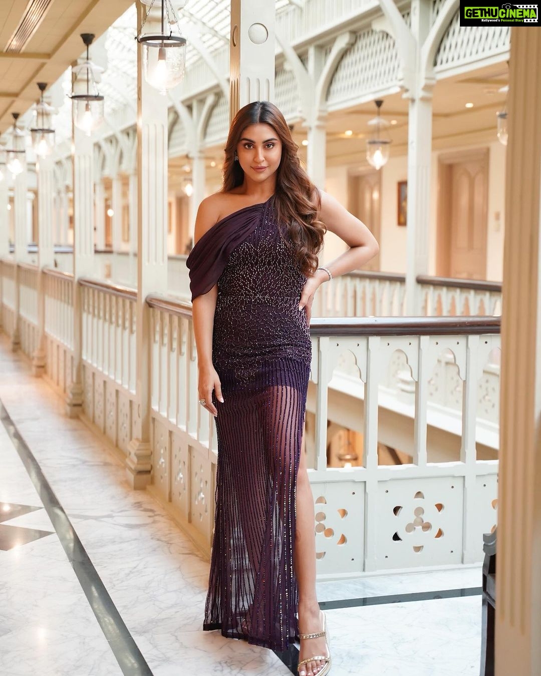 Krystle D'Souza Instagram - Couldn’t think of a caption, so just focus on me. K. Thanks. Bye . . Shot by - @nikhil.p.sawant 🤌🏼 Wearing - @babitamalkani 💜
