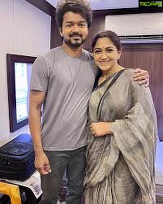 Kushboo Instagram - You succeed only when you worship your work and keep your feet firmly grounded. And there cannot be finer example than you Brother. Wishing you a very happy birthday. May God bless you with everything more in abundance. Loads of love, today & always! ❤️❤️❤️🎂🎂🎂🎂😘😘😘🎉💐💐💐💐😍🤗🤗🤗🤗 #happybirthday #thalapathyvijay