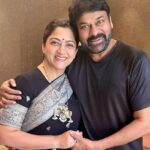 Kushboo Instagram - A very happy birthday to the man I look up to with immense respect and admiration. @chiranjeevikonidela sending you loads of love Sir. Happy birthday ❤️❤️❤️💐💐🎂🎂🎂🥰🥰🥰🤗🤗🤗🤗