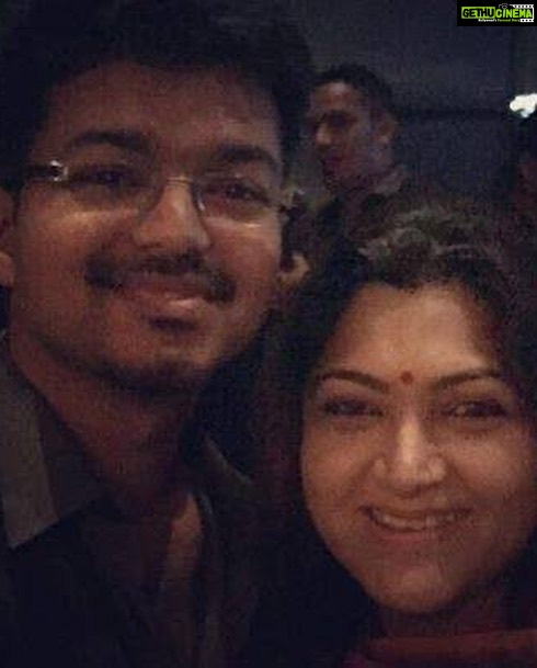 Kushboo Instagram - You succeed only when you worship your work and keep your feet firmly grounded. And there cannot be finer example than you Brother. Wishing you a very happy birthday. May God bless you with everything more in abundance. Loads of love, today & always! ❤️❤️❤️🎂🎂🎂🎂😘😘😘🎉💐💐💐💐😍🤗🤗🤗🤗 #happybirthday #thalapathyvijay