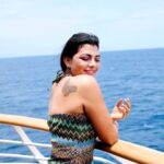 Lahari Shari Instagram - Lost in the serenity of the sea's endless embrace. 🌊💙 Photographer : @troyphotographyofficial #GoodMorning #HappySunday #HappyWeekend #ByTheSea #OceanEscape #SeasideBliss #NatureLover #SaltWaterTherapy #CoastalDreams #WavesOfPeace #BeachLife #InfiniteHorizon #CalmAndClear Cruise