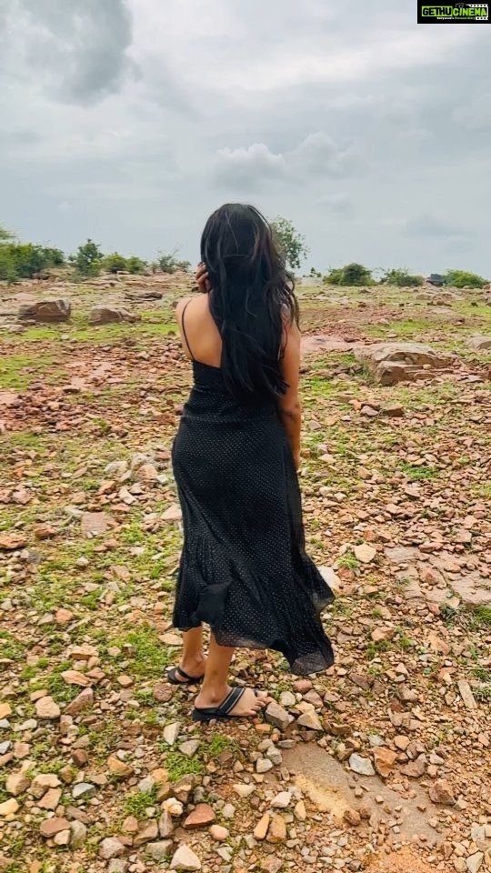 Lahari Shari Instagram - Feeling on top of the world as the wind plays with my hair! Pure happiness and excitement in every smile. 🌬️💃 #EmbracingLife #HappinessOverload #BlownAway #LivingMyBestLife #JoyFulJourney #HappyVibes #FeelingAlive #WindInMyHair #LivingOnTheEdge Designer and Stylist : @adamohyd Gandikota Adventure Trip