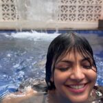 Lahari Shari Instagram - Diving into pure bliss and emerging with a smile that says it all! 🌊💦 There's no feeling quite like swimming in the crystal-clear waters of the Goa Resort pool. Soaking up the sun, making unforgettable memories, and embracing the pure joy of each splash. Dive in and let the excitement take over! 😁✨ 🏊‍♀🌴🤩🌊 #SwimmingParadise #GoaGetaway #PureBliss #GoaDiaries #GoaResortLife #PoolPerfection #SwimmingInParadise #PureHappiness Candolim Beach, Goa
