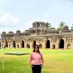 Lahari Shari Instagram - Exploring the magnificent Elephanta Stable in Hampi, Karnataka! I can't contain my excitement! 🥳 The intricate details of this historical wonder is truly mesmerizing. 😍 #Hampi #ElephantaStable #Karnataka #HistoricalWonders #ExcitedVibes #TravelGoals #ExitedExplorer #HampiDiaries #ExcitedAdventures