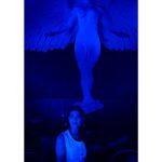 Lahari Shari Instagram - Last night was pure magic ✨ Can't get over the blue light at @lpkwaterfront in Goa! Sitting in front of a beautiful statue of a lady with wings to fly made me feel like anything was possible. Can't wait to see where my adventures take me next! #Goa #TravelGoals #WingsToFly #BeachLife #PureMagic #MagicalNights #ExcitementOverload Lpk Waterfront Supernight Club