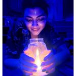 Lahari Shari Instagram - Lost in the magical hues of blue with the sparkle of candlelight in my hands. Anjuna Beach Shack, Goa, brought pure happiness and endless smiles last night. ✨💙 #AnjunaAdventures #GoaVibes #MemoriesToLastALifetime Anjuna Beach, Goa