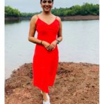 Lahari Shari Instagram - Lost in the depths of my thoughts, sitting on this solitary rock. Varca Beach, Goa, holds my heart captive in its embrace. In this dramatic moment, a sense of happiness fills my soul. Designer and Stylist : @adamohyd #VarcaBeach #GoaVibes #FindingPeaceOnTheRocks #BeachVibes #GoaDiaries #SoulSearching Varca Beach - Goa - India