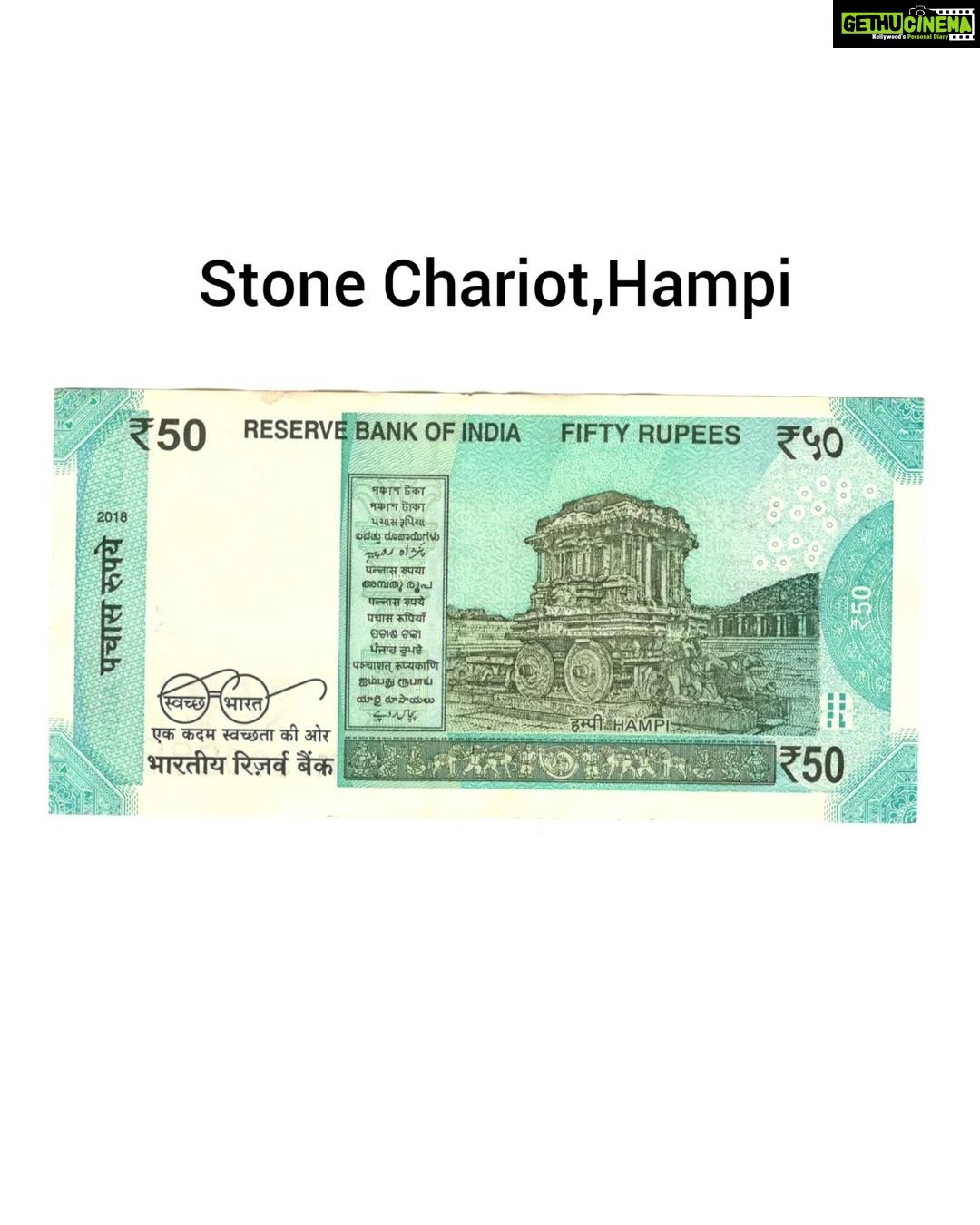 Lahari Shari Instagram - Standing here beside the majestic Stone Chariot, I can't help but feel like a character in an epic drama. This is the very image that graces the Indian currency of INR 50, and I'm standing right beside it! It's like I've been transported back in time to witness a grand spectacle. Truly an awe-inspiring moment at Hampi.π #Hampi #StoneChariot #IndianCurrency #INR50 #historybuff #indianheritage #dramaticvibes #feelingblessed #greatfulheart Stone Chariot, Hampi