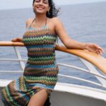 Lahari Shari Instagram - Cruising through life, feeling the salty air and loving every moment. 🚢💫 🌊✨ Photographer : @troyphotographyofficial #PositiveVibes #HappySunday #LifeIsAJourney #SeasTheDay #SeaBreeze #SunKissed #CruiseModeActivated #CruiseLife #FeelingAwesome #LivingMyBestLife