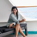 Lahari Shari Instagram – 🌊 Sippin’ on wine, feeling so fine, as the ocean waves unwind, soaking up the sea vibes and sunshine 🍷🌅 
Cruisin’ through life, making memories that shine, watching waves unwind ✨✨ 
Just me, the sea, and pure tranquility 💙 Can’t help but smile at this picturesque scene, Moments like these make me feel so blessed 🥰💫 

Photographer : @troyphotographyofficial

#SeaSips #WineTime #BeachBabe #ChillVibes #SerenityNow #CheersToTheGoodLife #SeasideSerenade #WineNot #BeachBumming #SavoringTheMoments #BlissfulEscape #WineAndViews #ChillinByTheOcean #TakingInTheTides #RelaxationModeActivated #CheersToLife #SoulfulSundown #BeachsideBliss #CruiseLife #Seascape #Blessed #SailingAway #SeaLover #ChillinOnACruise #CruisingThroughLife #OceanViews #MakingMemories #BlissfulVibes #SailAwayWithMe