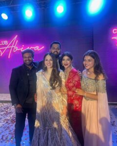 Lakshmi Manchu Instagram - May your marriage be filled with endless love, shared dreams and beautiful adventures. Congratulations @abishekambareesh and @avivabidapa on beginning this incredible journey together. Wishing you a lifetime of joy and happiness! 💕🎉 #HappilyEverAfter