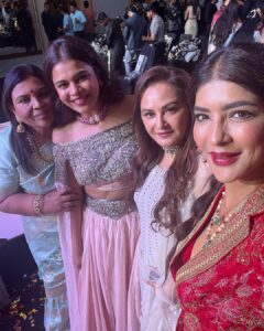 Lakshmi Manchu Instagram - May your marriage be filled with endless love, shared dreams and beautiful adventures. Congratulations @abishekambareesh and @avivabidapa on beginning this incredible journey together. Wishing you a lifetime of joy and happiness! 💕🎉 #HappilyEverAfter