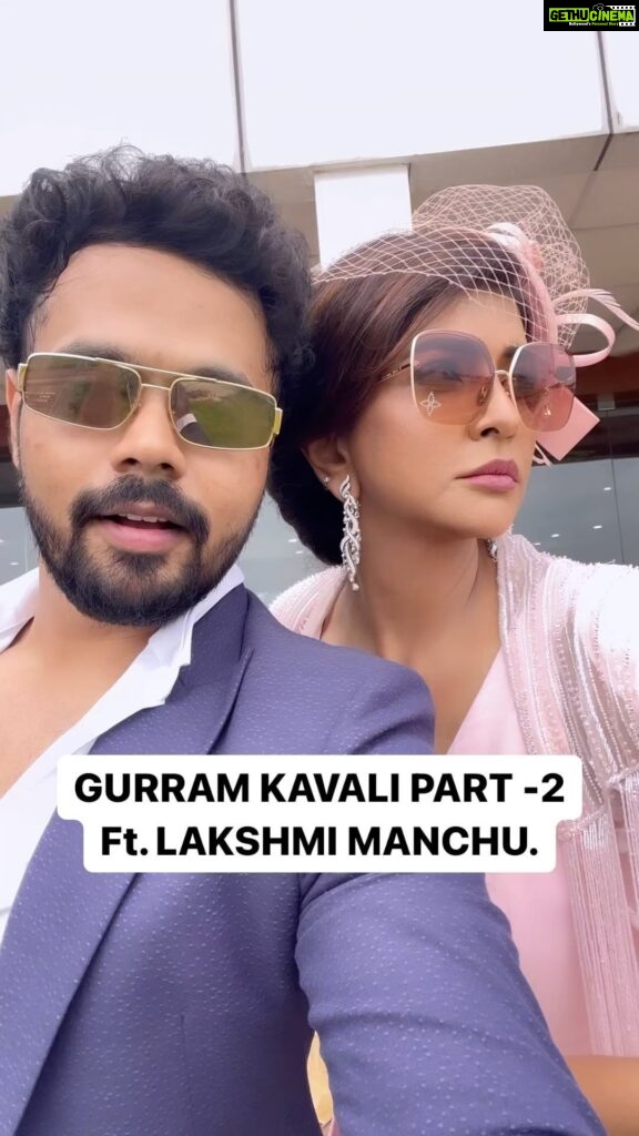 Lakshmi Manchu Instagram - The most wanted Gurram Kawali Part 2 Is here , Ft. My lovely @lakshmimanchu ♥🤗 #lakshmimanchu #nikhiluuuuuuuuu #reels #instareels #nikhilu #instagram #videos