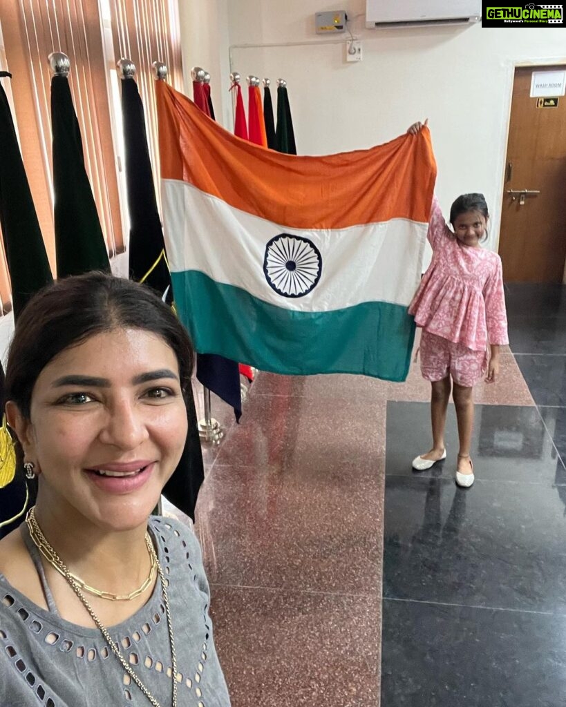 Lakshmi Manchu Instagram - As the Tiranga waves high, let's unite under the endless sky. Happy Independence Day – where flavors sizzle and patriotism roars!