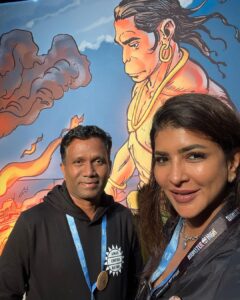 Lakshmi Manchu Instagram - I attended @comicconla for the first time this year and OMGGG!
What a spectacle I had no idea what to expect but it was the most mind-blowing experience. Notably, @ranadaggubati representation of Indian comics by means of Amar Chitra Katha resonated deeply. Yet, the pinnacle of this already remarkable event was the unveiling of Project K by @swapnaduttchalasani & @priyankacdutt 
This is an experience, I'll never forget.