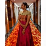 Lakshmi Priyaa Chandramouli Instagram - Wearing my mother's pattu saree upcycled into this beautiful dress by @rajdaksh of @studiodaksh! She made this for my wedding reception and I wear this dress often. Yes, I repeat my clothes and I love it! A good dress should be worn multiple times! ❤️ #LakshmiPriyaaChandramouli #UpcycleFashion #UpCycling #Sustainability #WearThemOften #Styling #SelfMakeUp #SelfStyling #ActorsLife #AmmaSpecial #AmmaSaree #RoyalFeels #GratitudeAlways #EnvironmentFriendly #TamilActress #TamilPonnu #KollywoodActress