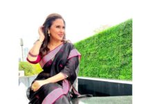 Lara Dutta Instagram - Loved Ramona’s sarees and jewellery so much! 🥰🥰. To dress a character to be powerful and vulnerable at the same time! #IshqENadaan only on #JioCinema…..