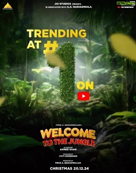 Lara Dutta Instagram - Welcome to the crazy jungle filled with lots of chaos and unlimited laughter! 🌴 Christmas - 20th December, 2024 brings #Welcome3, the biggest family entertainer to cinemas! #WelcomeToTheJungle Produced by #JyotiDeshpande Produced by #FirozANadiadwallah Directed by @khan_ahmedasas @officialjiostudios @baseIndustries_group