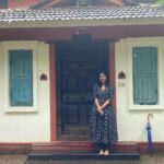 Leona Lishoy Instagram - September 16th 2023. After 15 days of extremely intensive Navarasa Sadhana (an acting workshop) @natanakairali , goodbyes seemed very hard. On the 16 day -when almost everyone had left and the last few friends were getting ready to leave, my favourite @kalyanee_mulay clicked these pics. She woke me up, gave me the warmest good-morning hug, we went to the temple nearby, had breakfast together, walked around the empty spaces of Natanakairali, laughed, shared all those memories we’ve had in the past few days, kept holding each other’s hands as if we cannot let go of this friendship EVER, hugged whenever we realised time is ticking and we have to leave in sometime. As Kalyanee left, I felt a bit lost (goodbyes are awkward and I smile when I’m awkward ), but then I waited until my roommates @reyshma_krishnan & @satyavani.art left.. it was this strange feeling of “I want to be the last person to leave this place” (when my house was the nearest of all). This place has my heart ♥️ #actingworkshop #natanakairali