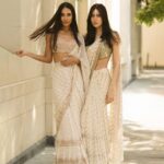 Lisa Haydon Instagram - Sari Sisters 🤍 @lisahaydon + @malika.haydon