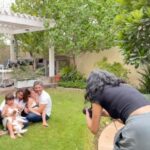 Lisa Ray Instagram - Thanks @by.ushma devi and @makeupbymaitreyi for braving the sandstorm today to capture some moments in the Ray-Dehni mad, chaotic household. (Yes, we are that family that does the annual white shirt group photos 😂) I notice I’ve become terribly impatient and dare I say, awkward, in front of the camera lately, like a spell has broken. Perhaps on a deeper level this self-consciousness with being photographed marks the transition between swimming in the river and clambering out onto the sandy bank to watch the current stream by. I’M OVER IT. The desire to be seen a particular way, to play with artifice and disappear into a different character that photography afforded me my entire career has faded. But then I never truly prioritised grabbing eyeballs. Anyhow, today I’d rather watch my family being captured by the skillful eye of @by.ushma who specialises in natural, authentic images which is what draws me to her as a photographer and friend. Waiting - such an exquisite practise in a world of instant gratification - now for the results.
