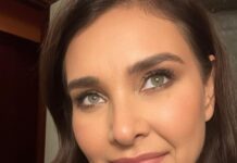 Lisa Ray Instagram - Thanks @makeupbymaitreyi for lovely makeup last night. This is also proof that you never stop growing - I mean look at my nose 😅
