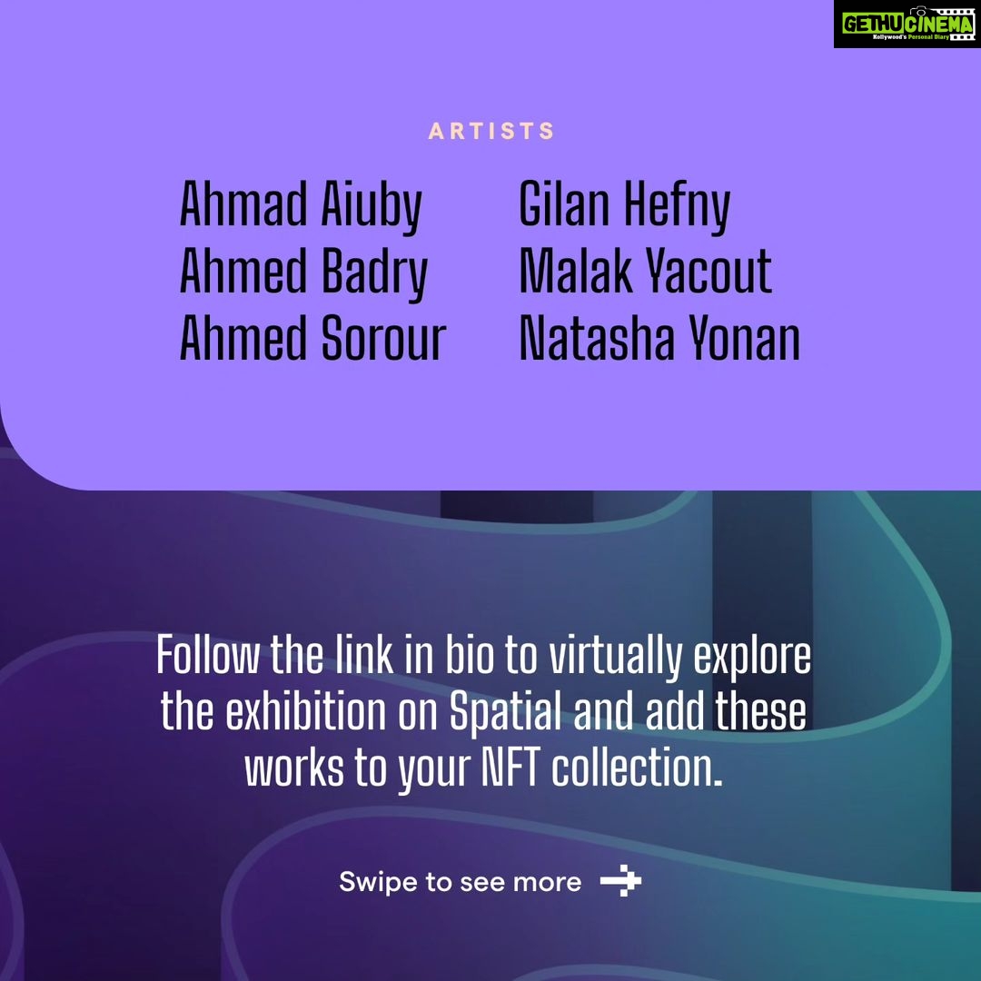 Lisa Ray Instagram - Experience the best of contemporary digital art from Egypt, wherever you’re in the world! Introducing our new metaverse gallery on Spatial where you can show up in cool avatars and engage with art in a fun new way. On show, currently, is our latest exhibition ‘Whispers of Adaptation’ curated by the brilliant Marwa Benhalim featuring six Egyptian/Egypt-based artists–Ahmad Aiuby, Ahmed Badry, Ahmed Sorour, Gilan Hefny, Malak Yacout and Natasha Yonan. In this exhibition, the artist uses mediums, including photography, 3D-generated sculpture, algorithm-generated imagery, drawing, and scanning to help unravel the delicate dance of survival in a society that imposes norms and regulations. Click the link in bio to explore the exhibition on Spatial and add these works to your collection! . . . . . . . . #spatialdesign #spatialaudio #artexhibition #metaversenft #TheUpsideSpace