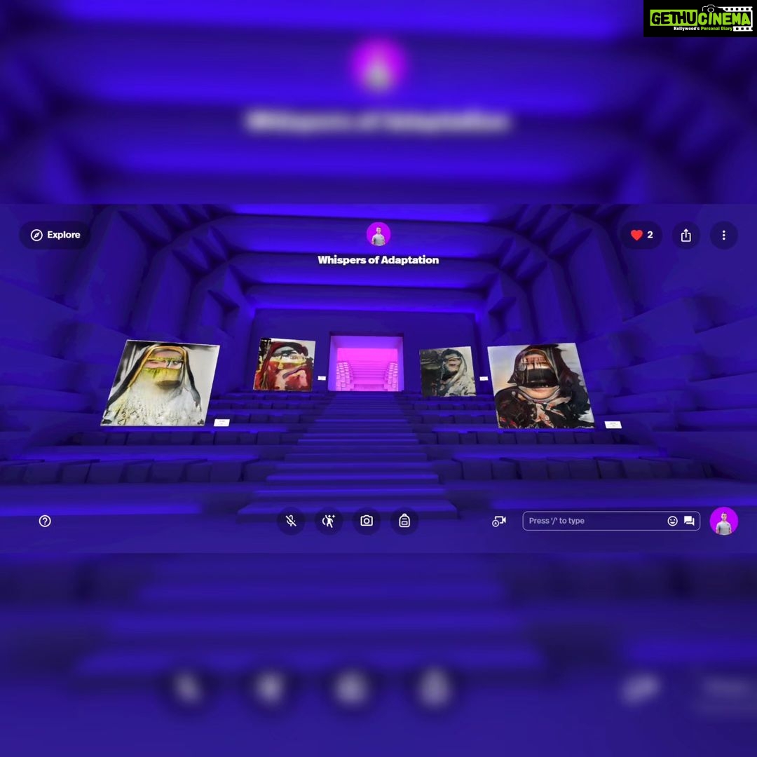 Lisa Ray Instagram - Experience the best of contemporary digital art from Egypt, wherever you’re in the world! Introducing our new metaverse gallery on Spatial where you can show up in cool avatars and engage with art in a fun new way. On show, currently, is our latest exhibition ‘Whispers of Adaptation’ curated by the brilliant Marwa Benhalim featuring six Egyptian/Egypt-based artists–Ahmad Aiuby, Ahmed Badry, Ahmed Sorour, Gilan Hefny, Malak Yacout and Natasha Yonan. In this exhibition, the artist uses mediums, including photography, 3D-generated sculpture, algorithm-generated imagery, drawing, and scanning to help unravel the delicate dance of survival in a society that imposes norms and regulations. Click the link in bio to explore the exhibition on Spatial and add these works to your collection! . . . . . . . . #spatialdesign #spatialaudio #artexhibition #metaversenft #TheUpsideSpace