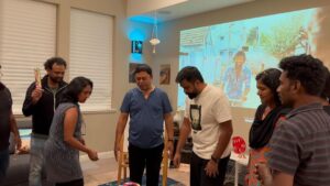 M. Sasikumar Instagram - #15thYearOfSubramaniyapuram celebration in #sanfrancisco with @maruthapandianusa family & friends 😍

@james_vasanthan @bigbasky 
#sanfrancisco #california #usa🇺🇸 
#subramaniyapuram