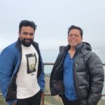 M. Sasikumar Instagram – #HawkHill #sanfrancisco 
@james_vasanthan #Aki Golden Gate Bridge, Hawk Hill