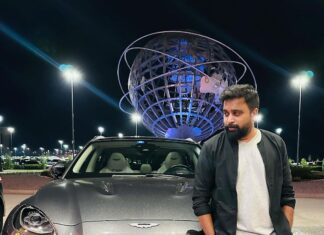 M. Sasikumar Instagram - Me & #AstonMartin #carlovers #Dallas 📸 ; @maha_instamum