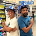 M. Sasikumar Instagram – Fun N #Dallas #walmart 
@james_vasanthan 
#USA