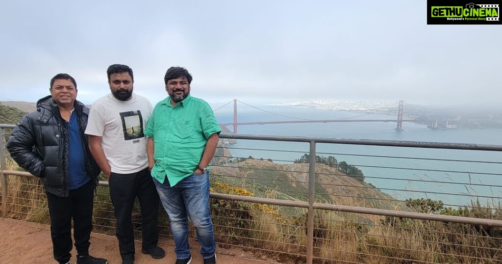 M. Sasikumar Instagram - #HawkHill #sanfrancisco @james_vasanthan #Aki Golden Gate Bridge, Hawk Hill
